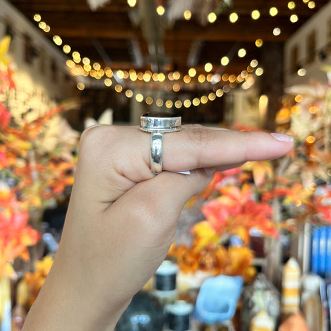 Smoky Quartz Ring "Ortensia" - Size 6