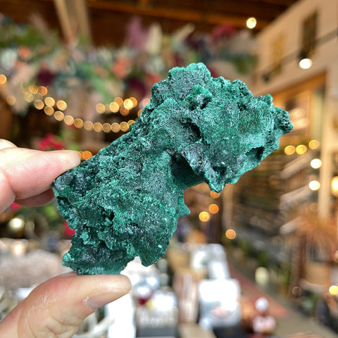 Fibrous Malachite "Pia"