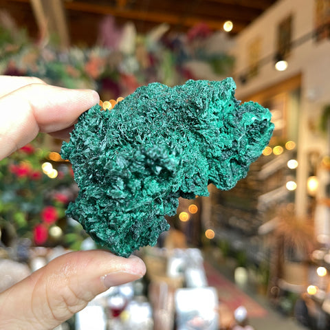 Fibrous Malachite "Callie"