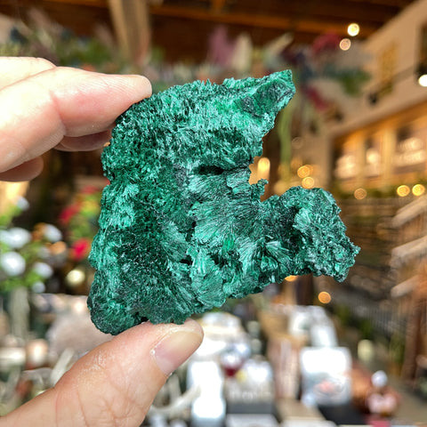 Fibrous Malachite "Peggy"