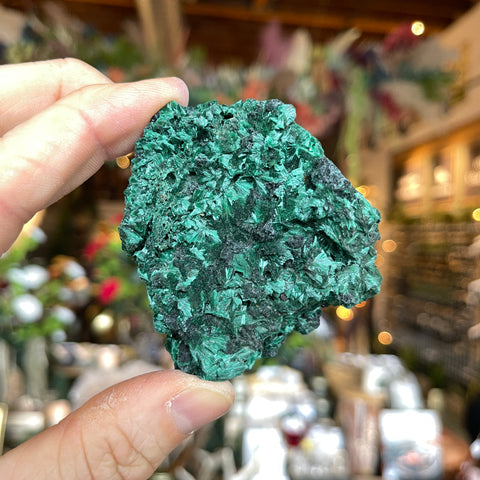 Fibrous Malachite "Sophia"