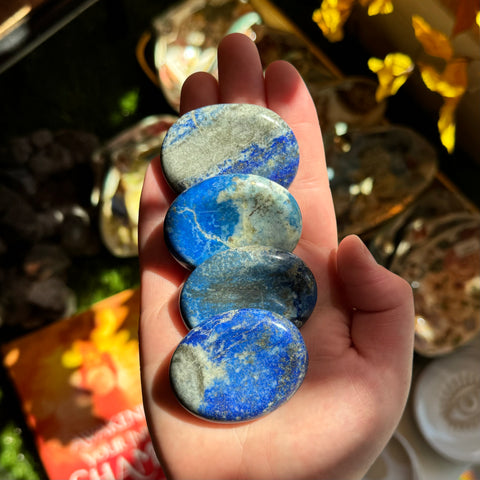 Lapis Lazuli Worry Stone | Thumb Stone