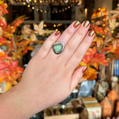 Ethiopian Opal Ring "Dina" - Size 8