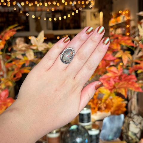 Ethiopian Opal Ring "Margie" - Size 8