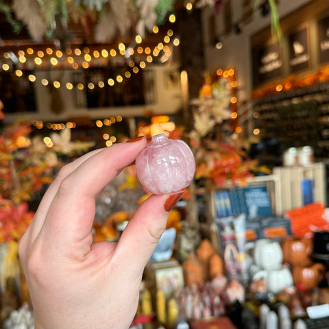 Rose Quartz Pumpkin