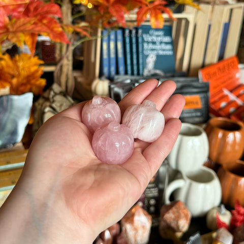 Rose Quartz Pumpkin