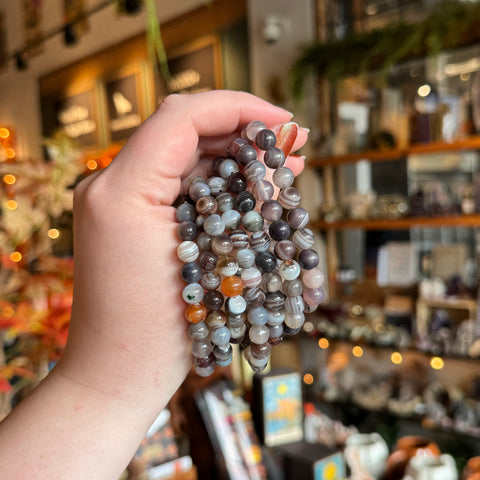 Botswana Agate Stretch Bracelet