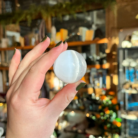 Little Selenite Sphere