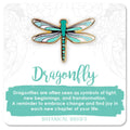 Botanical Bright Dragonfly Enamel Pin