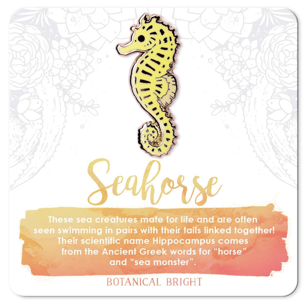 Seahorse Enamel Pin