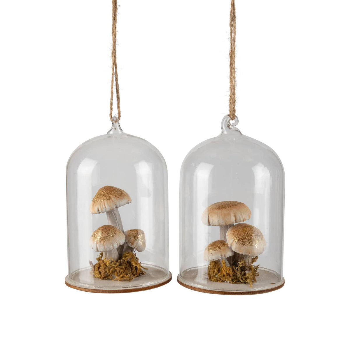 Mushroom Trio Globe Ornament