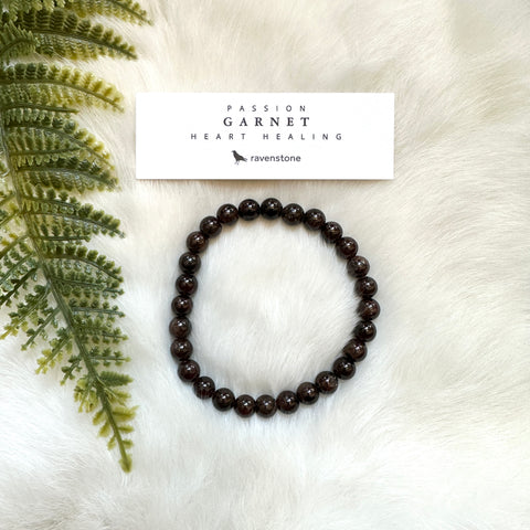 Garnet Stretch Bracelet