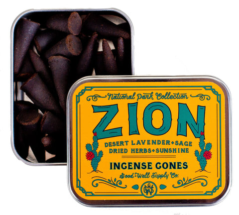 Good & Well Supply Co Zion National Park Incense