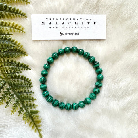 Malachite Stretch Bracelet