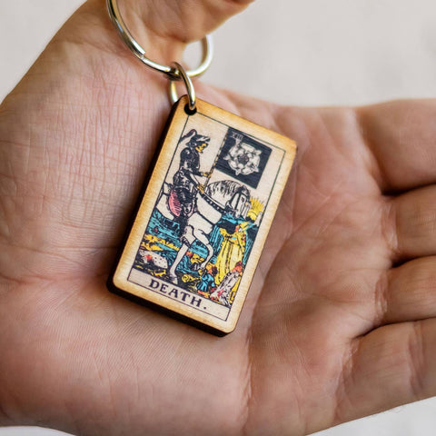 Most Amazing Death Tarot Keychain