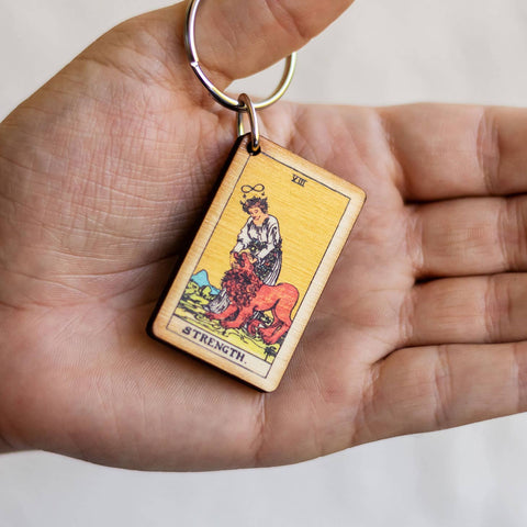 Most Amazing Strength Tarot Keychain