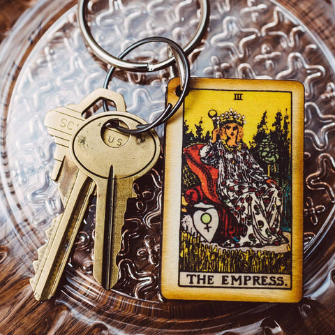 Most Amazing The Empress Tarot Keychain