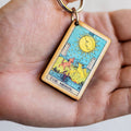 Most Amazing The Moon Tarot Keychain