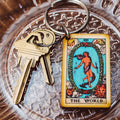 Most Amazing The World Tarot Keychain