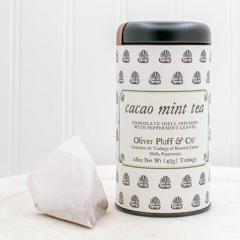 Oliver Pluff & Co Cacao Mint Teabags