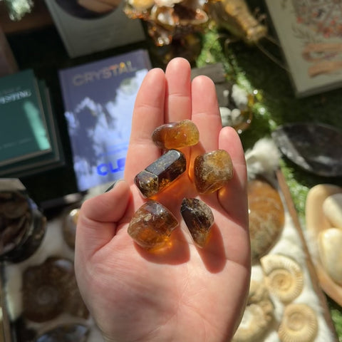 African Citrine Tumble