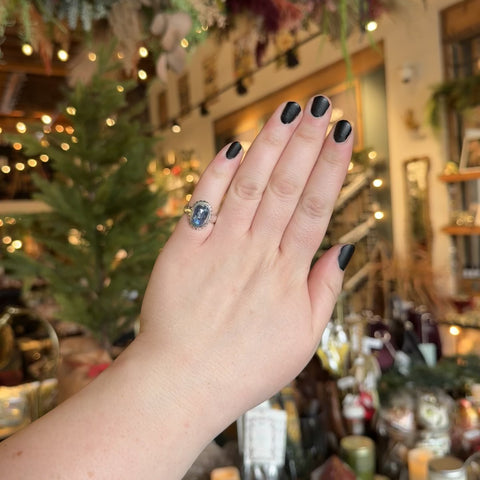 Kyanite Ring "Rina" - Size 5.5