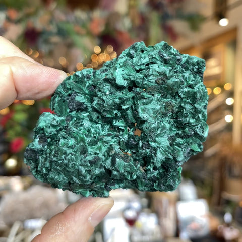 Fibrous Malachite "Sophie"