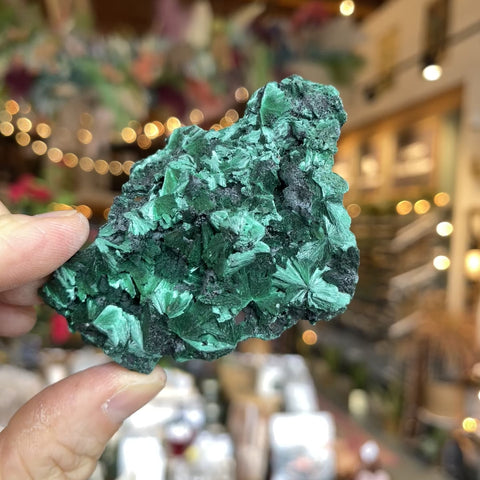 Fibrous Malachite "Fiona"