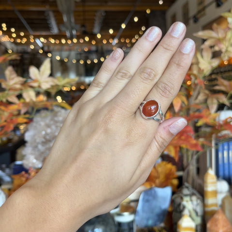 Carnelian Ring "Lilla" - Size 9