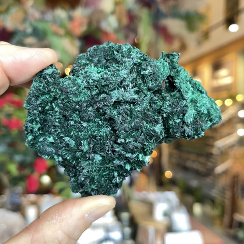 Fibrous Malachite "Adrianna"