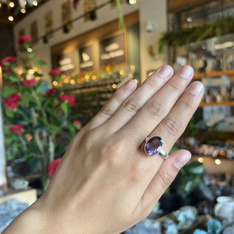 Amethyst Ring "Charlotte" - Size 10