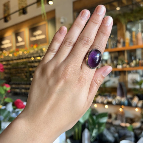 Amethyst Ring "Jamila" - Size 6.5