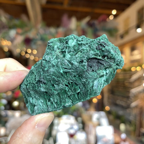 Fibrous Malachite "Maya"