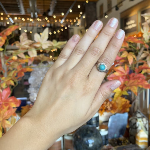 Turquoise Ring "Oscar" - Size 7