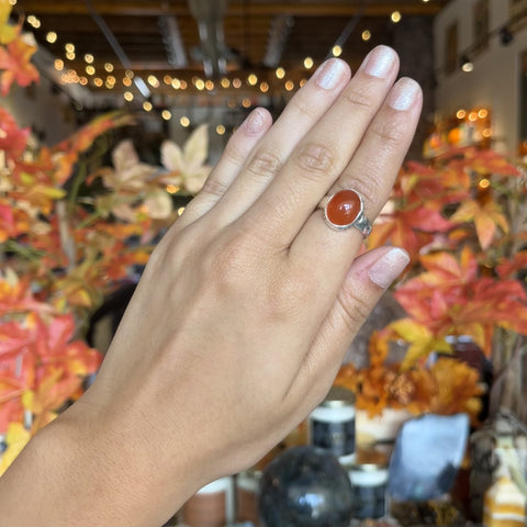 Carnelian Ring "Isabelle" - Size 6.5