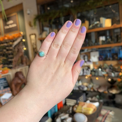 Turquoise Ring "Ali" - Size 7