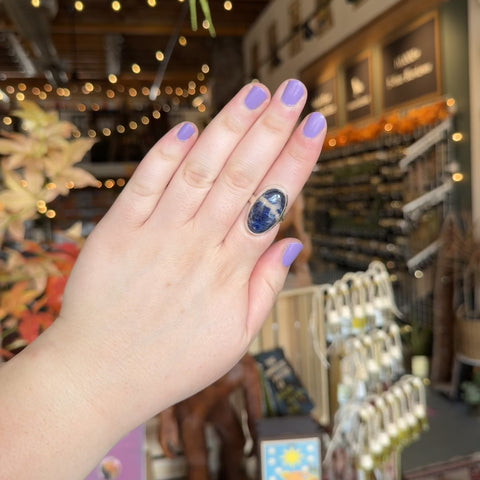 Sodalite Ring "Meredith" - Size 8.5