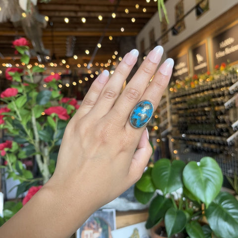 Turquoise Ring "Jo" - Size 8