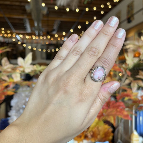 Pink Opal Ring "Sadie" - Size 7