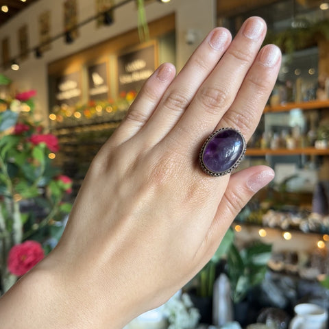 Amethyst Ring "Julieta" - Size 8