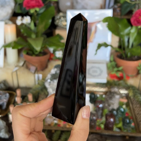 Little Gold Sheen Obsidian Obelisk