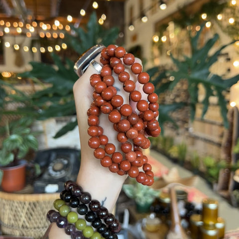 Red Jasper Stretch Bracelet