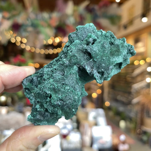 Fibrous Malachite "Pia"