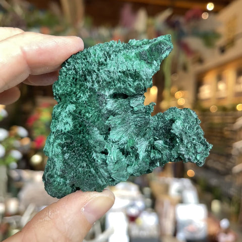 Fibrous Malachite "Peggy"