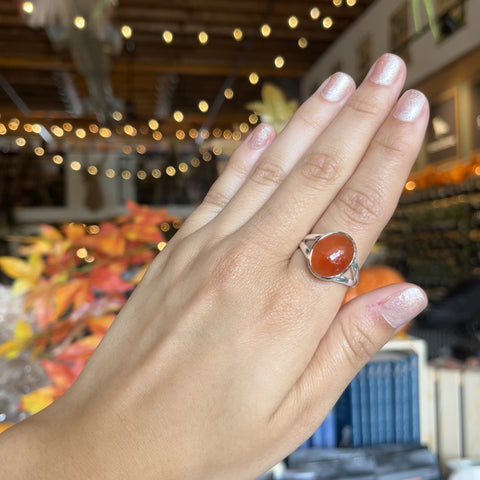 Carnelian Ring "Roxanne" - Size 9