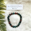 Ravenstone Crystals Bloodstone Stretch Bracelet