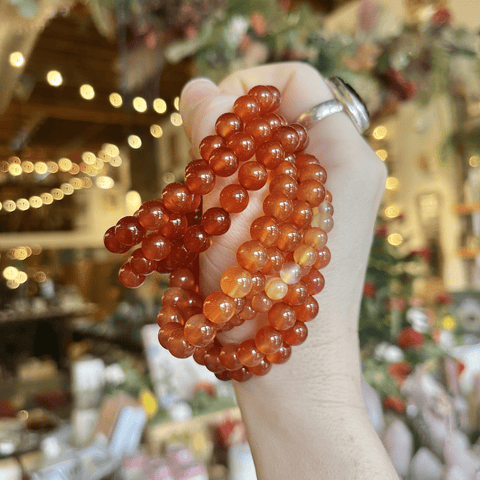 Ravenstone Crystals Carnelian Stretch Bracelet