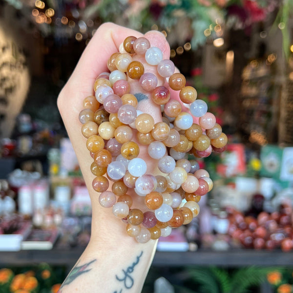 Chalcedony Stretch Bracelet