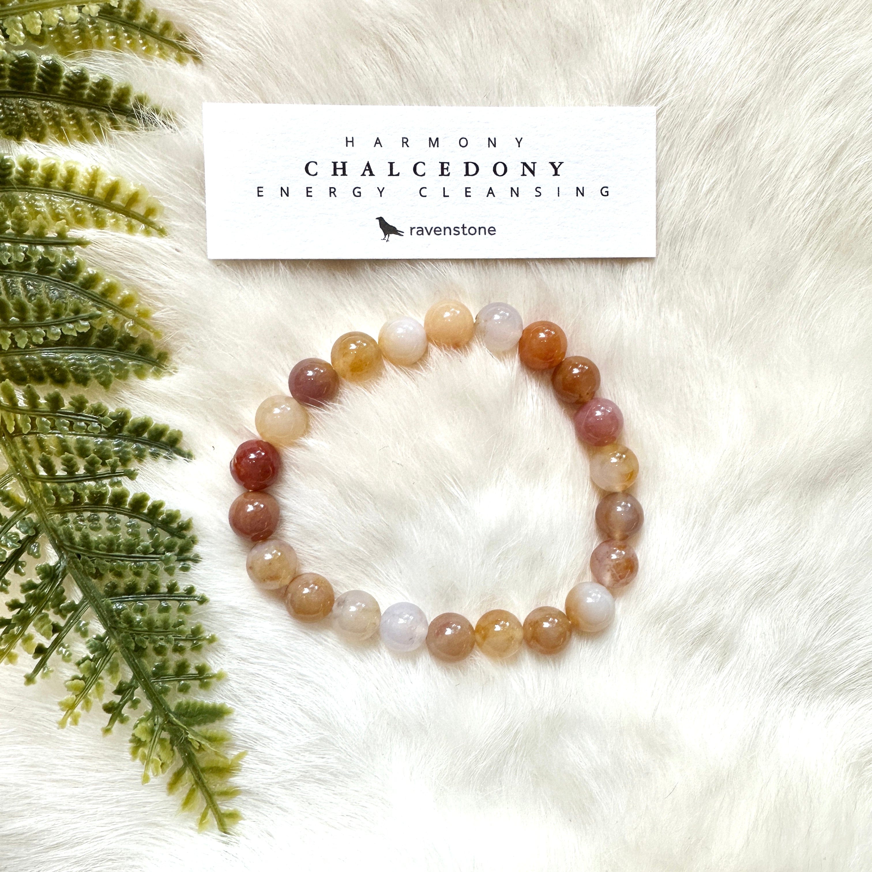 Chalcedony Stretch Bracelet