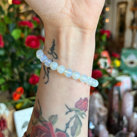 Ravenstone Crystals Opalite Stretch Bracelet